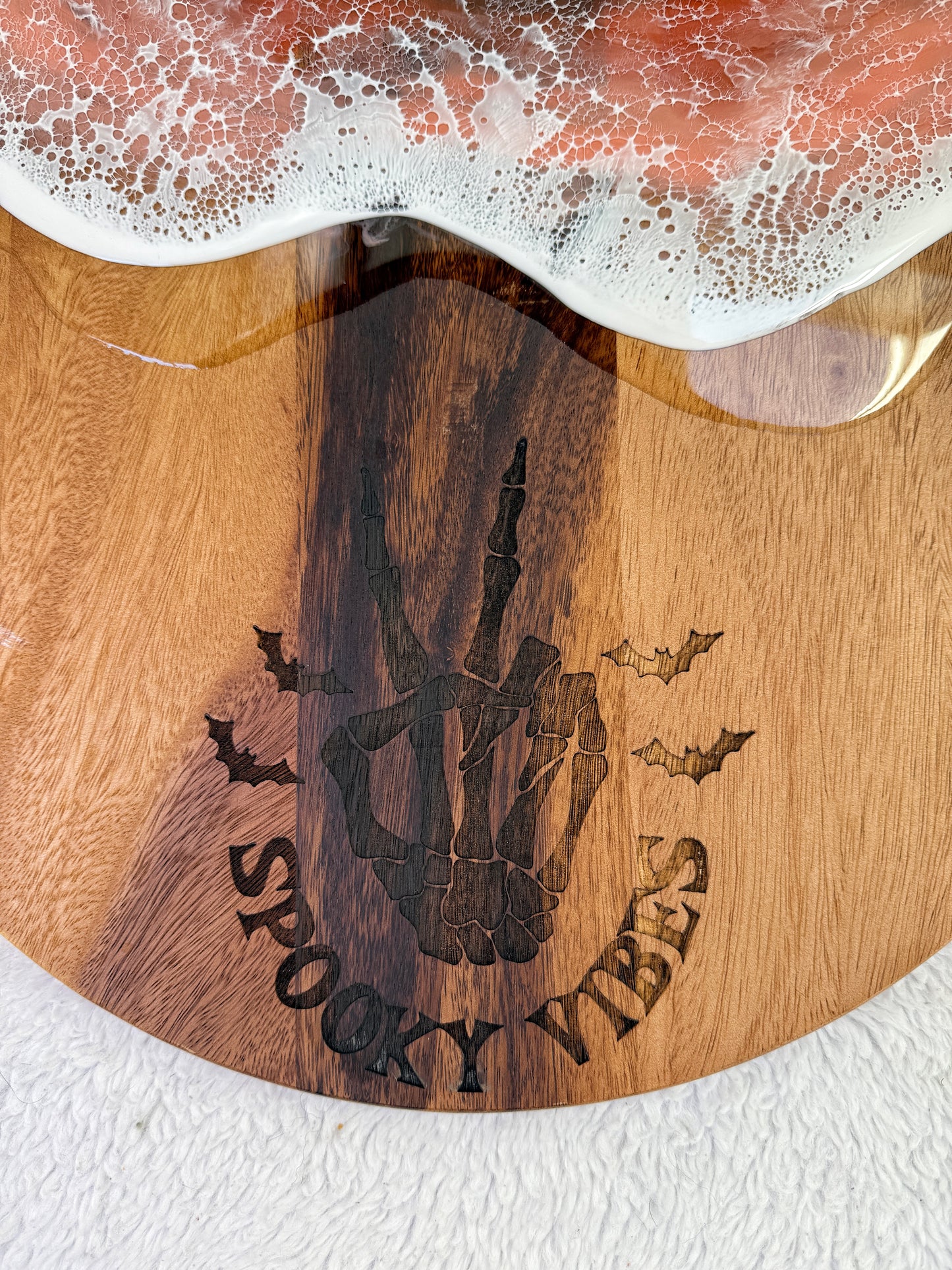 Halloween Cutting/Charcuterie Board - Acacia