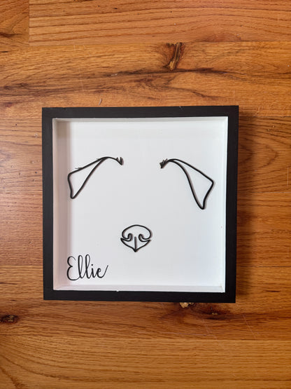 Custom Pet Silhouette Portrait – Classic & Upgraded Options