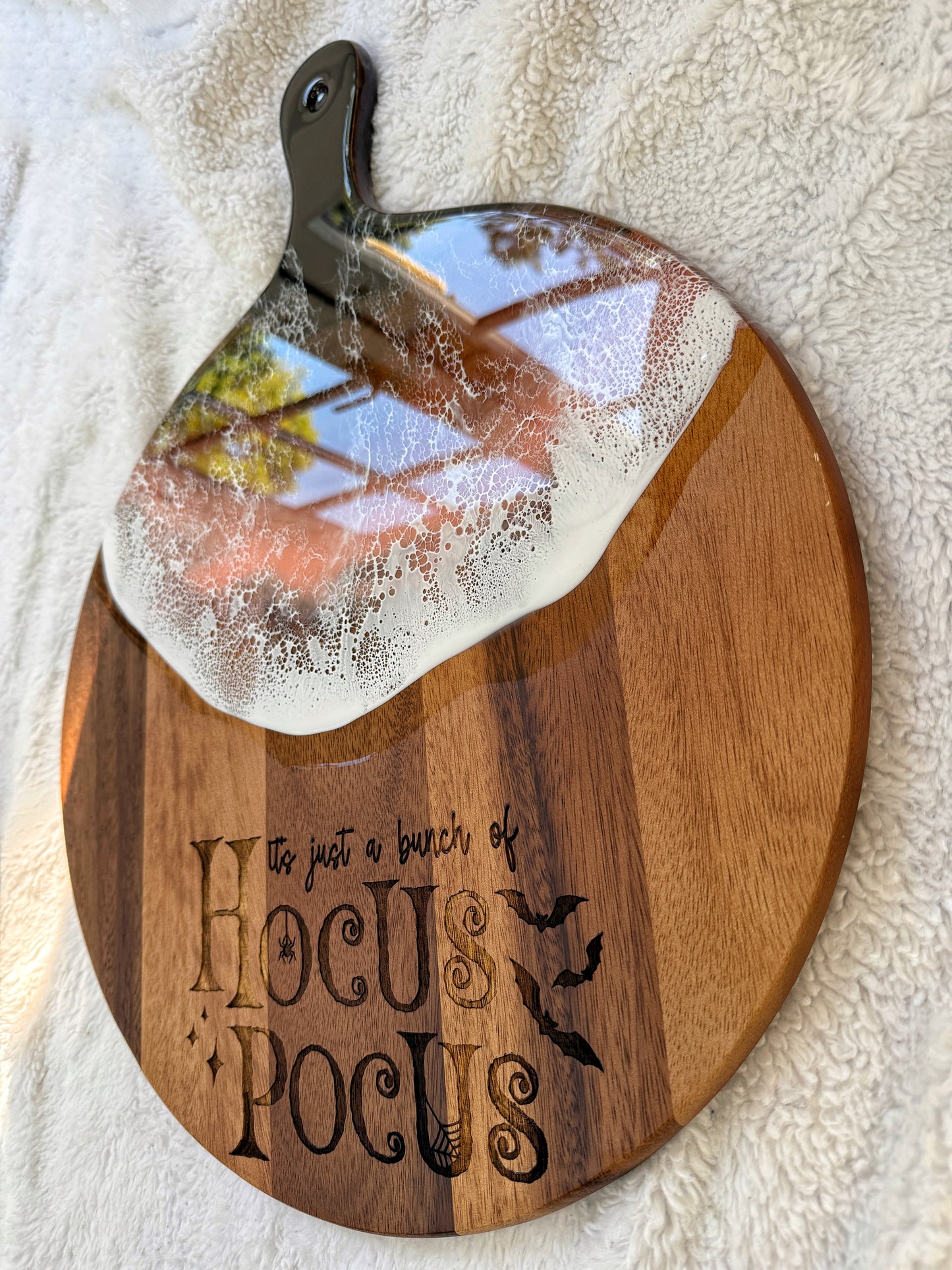 Halloween Cutting/Charcuterie Board - Acacia