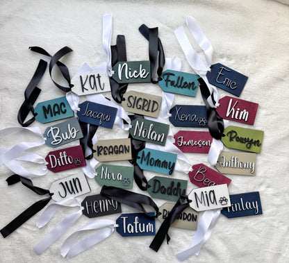 Customized gift tags
