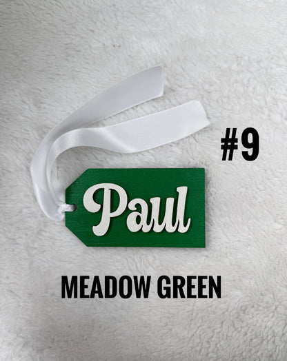 Customized gift tags