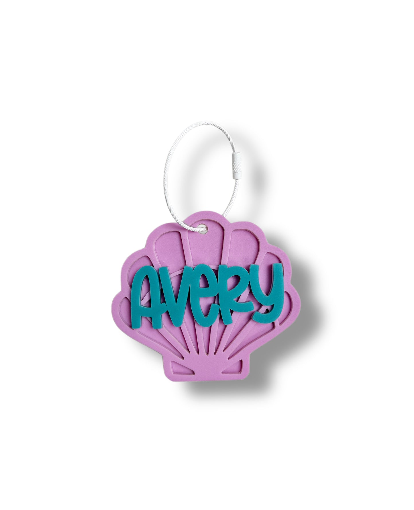 Custom Name Keychain | Personalized Acrylic Tag - Shark