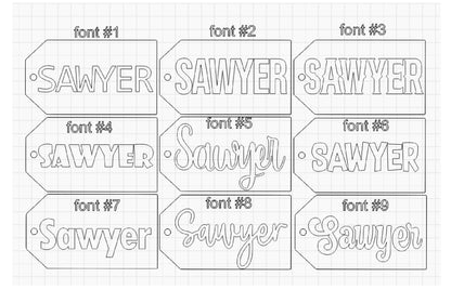 Customized gift tags