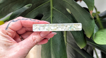 Resin Floral Barrette