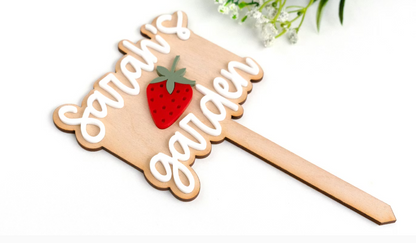 Personalized Garden Plant Stake – Custom Name Sign