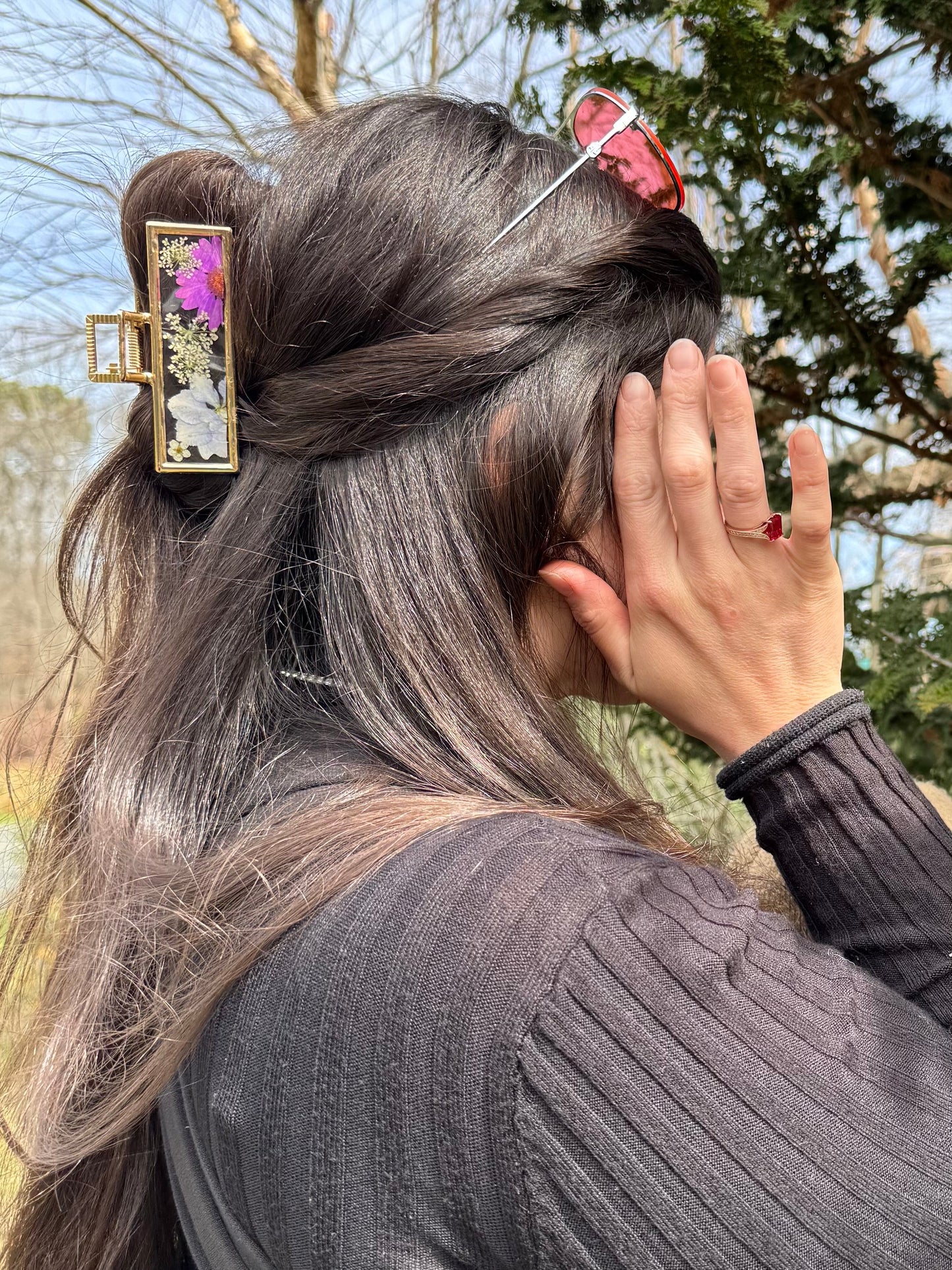Resin Floral Claw Clip 6.3.25