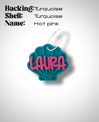 Custom Name Keychain | Personalized Acrylic Tag - Shell