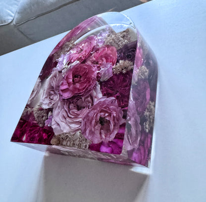 8" Arch Floral Preservation Keepsake