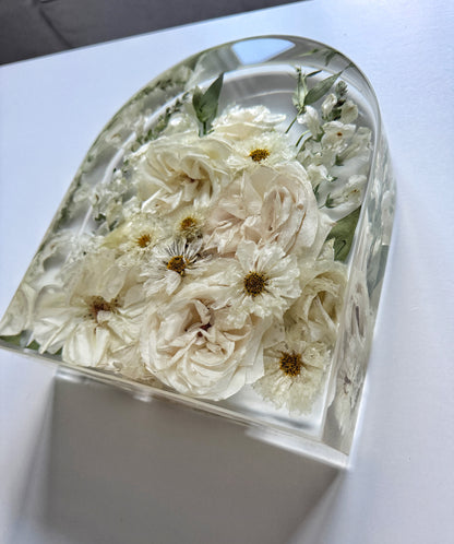 10" Arch Floral Preservation Keepsake