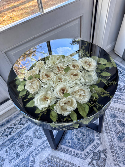 18" Table Floral Preservation Keepsake