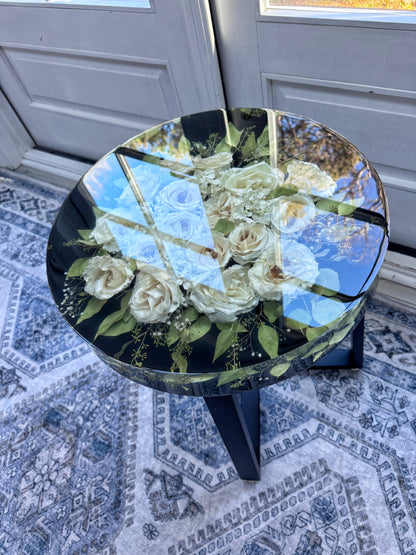 18" Table Floral Preservation Keepsake