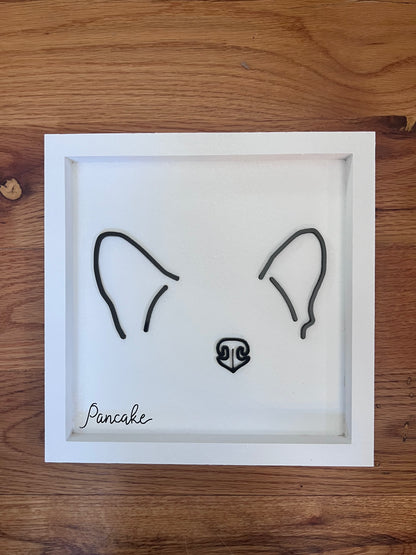 Custom Pet Silhouette Portrait – Classic & Upgraded Options