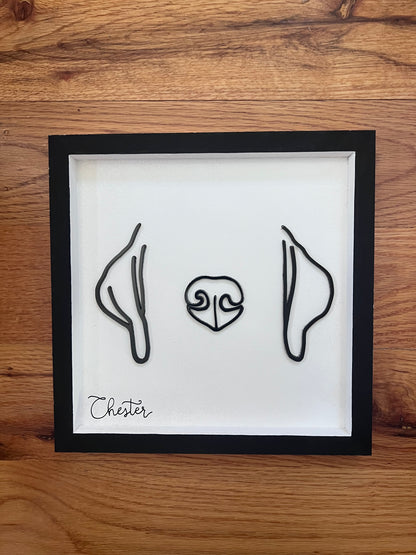 Custom Pet Silhouette Portrait – Classic & Upgraded Options