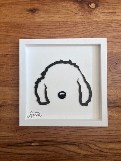 Custom Pet Silhouette Portrait – Classic & Upgraded Options