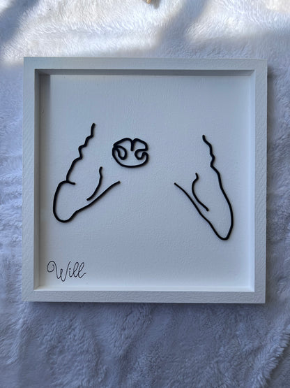 Custom Pet Silhouette Portrait – Classic & Upgraded Options