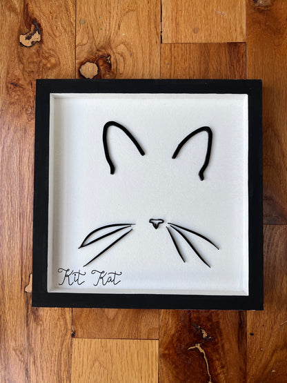 Custom Pet Silhouette Portrait – Classic & Upgraded Options