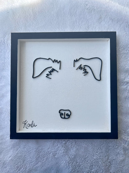 Custom Pet Silhouette Portrait – Classic & Upgraded Options