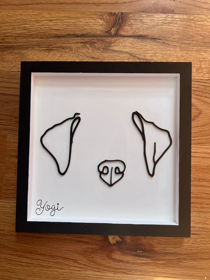 Custom Pet Silhouette Portrait – Classic & Upgraded Options