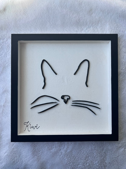 Custom Pet Silhouette Portrait – Classic & Upgraded Options