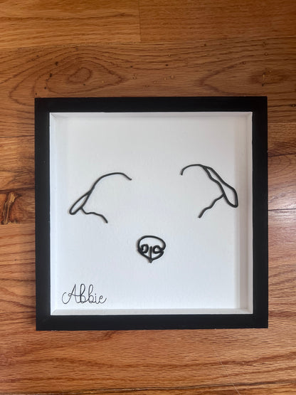 Custom Pet Silhouette Portrait – Classic & Upgraded Options