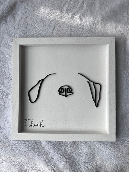 Custom Pet Silhouette Portrait – Classic & Upgraded Options