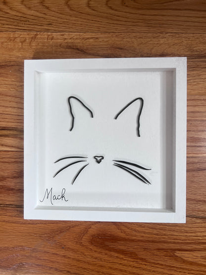 Custom Pet Silhouette Portrait – Classic & Upgraded Options