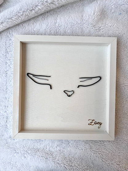 Custom Pet Silhouette Portrait – Classic & Upgraded Options