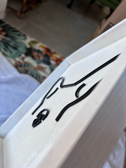 Custom Pet Silhouette Portrait – Classic & Upgraded Options