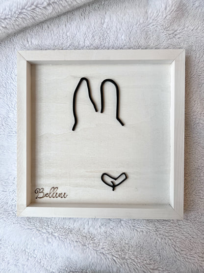 Custom Pet Silhouette Portrait – Classic & Upgraded Options